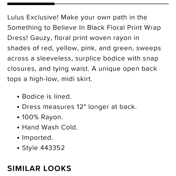 Lulu's Floral Dress - Picture 6 of 8